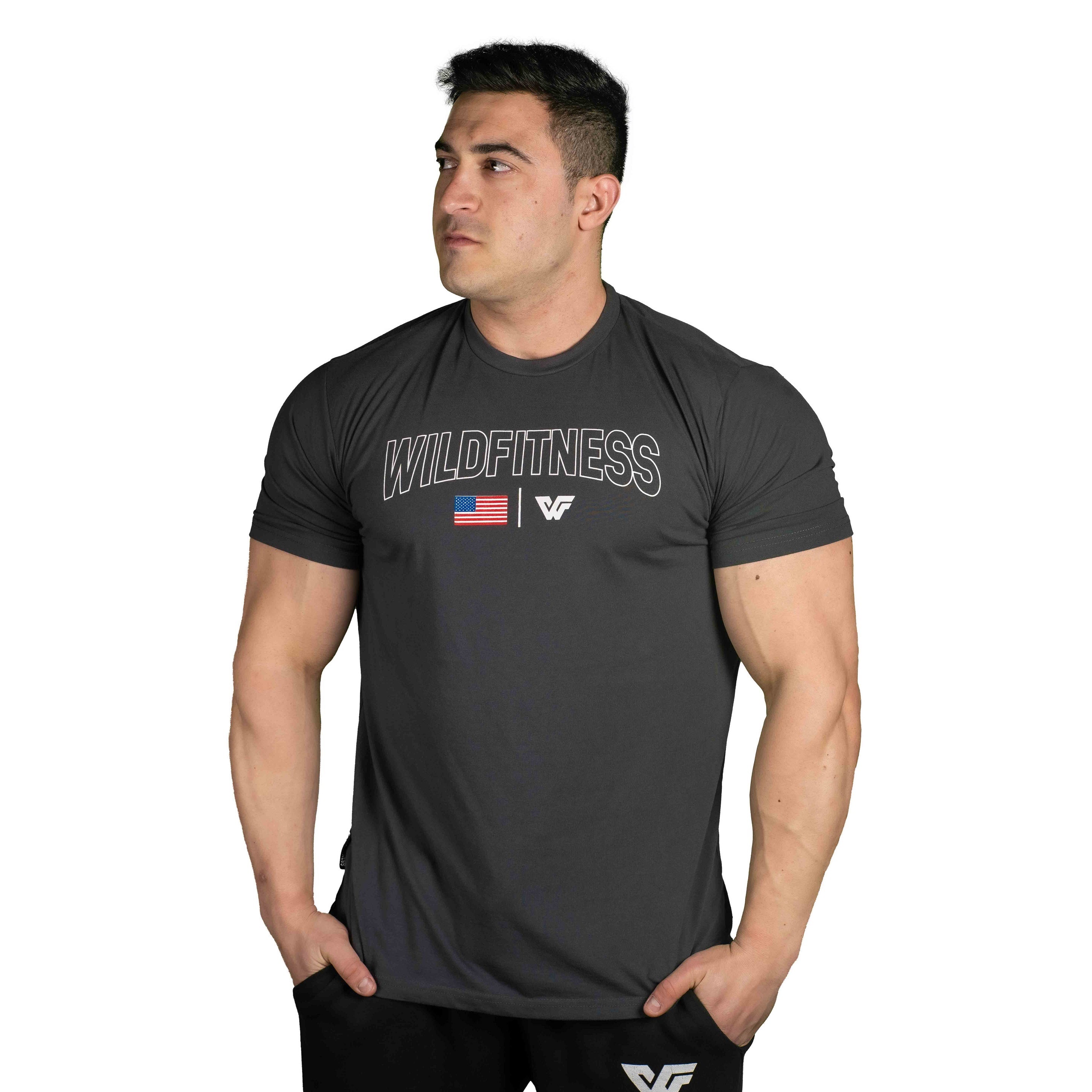 Camiseta Wildfitness US Flag